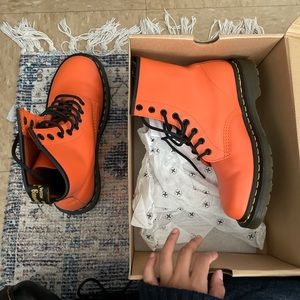 Dr. Martens 1460 smooth leather orange boot 🎃